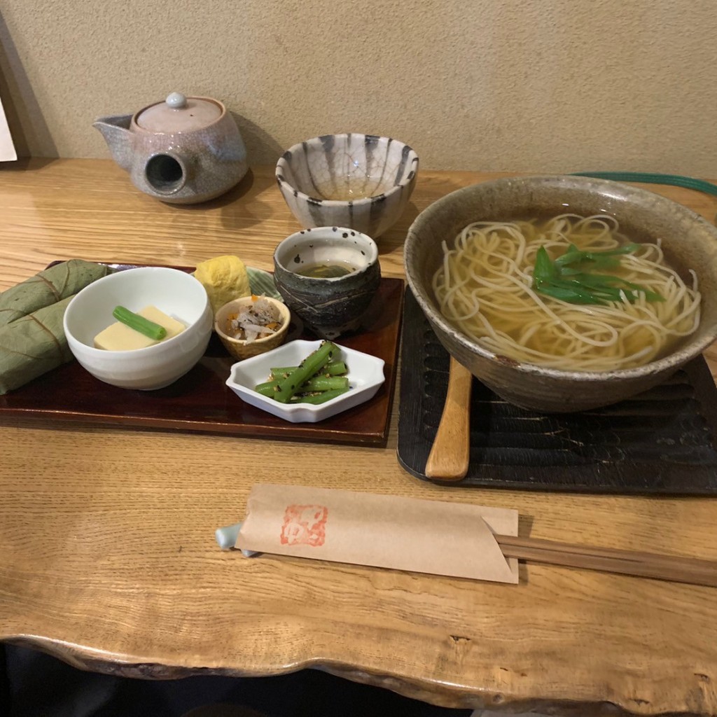 ユーザーが投稿したかけ蕎麦の写真 - 実際訪問したユーザーが直接撮影して投稿した二田町そばそば舎・中中の写真