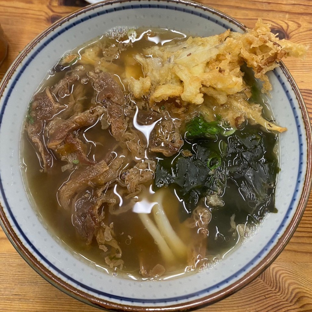 ユーザーが投稿したごぼ天肉うどんの写真 - 実際訪問したユーザーが直接撮影して投稿した三六町うどん錦うどん 三六店の写真