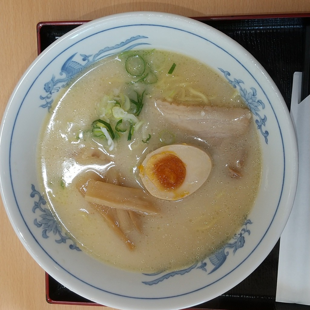 ユーザーが投稿した鶏肉白湯ラーメンの写真 - 実際訪問したユーザーが直接撮影して投稿した梶内お好み焼き谷田部東PA店 (下り) おおきやの写真