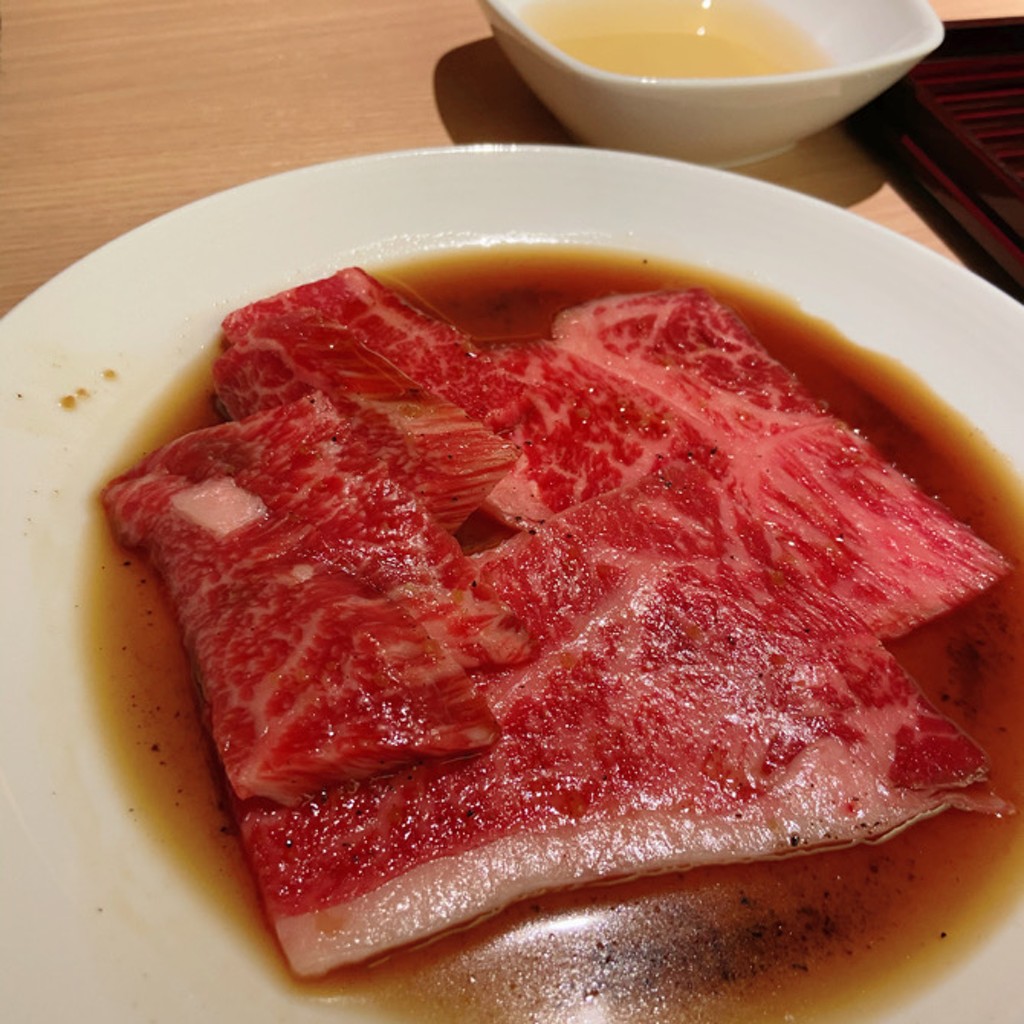 ユーザーが投稿したロースカルビランチの写真 - 実際訪問したユーザーが直接撮影して投稿した赤坂焼肉焼肉の名門 天壇 赤坂店の写真