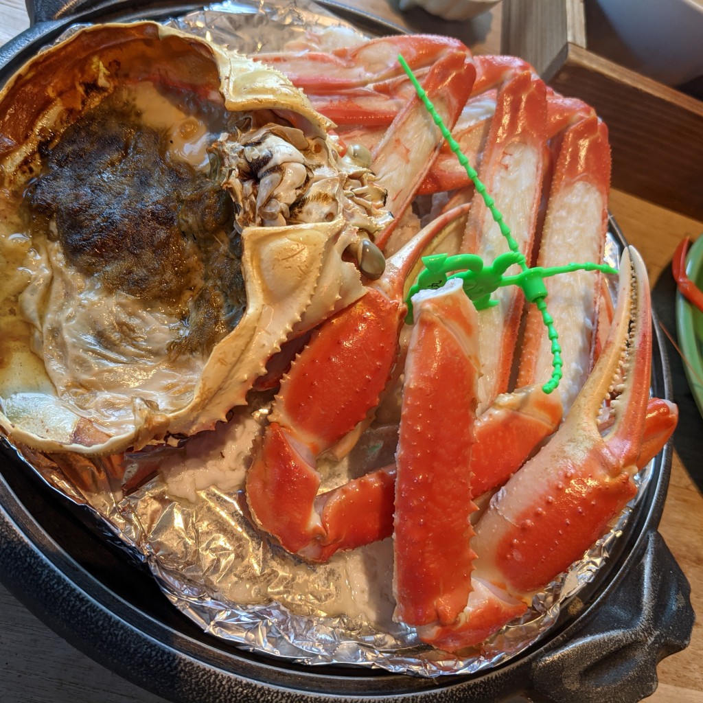 ユーザーが投稿した活ガニの写真 - 実際訪問したユーザーが直接撮影して投稿した香住区七日市魚介 / 海鮮料理KAN-ICHIの写真