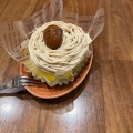 和栗のモンブラン - 実際訪問したユーザーが直接撮影して投稿した桜が丘ケーキお菓子の工房 がとぅぎゃらりぃの写真のメニュー情報