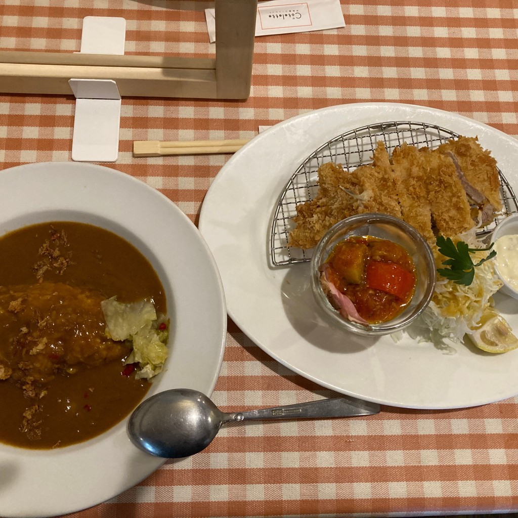 ユーザーが投稿した日替わりカレーの写真 - 実際訪問したユーザーが直接撮影して投稿した中油掛町洋食コートレットの写真