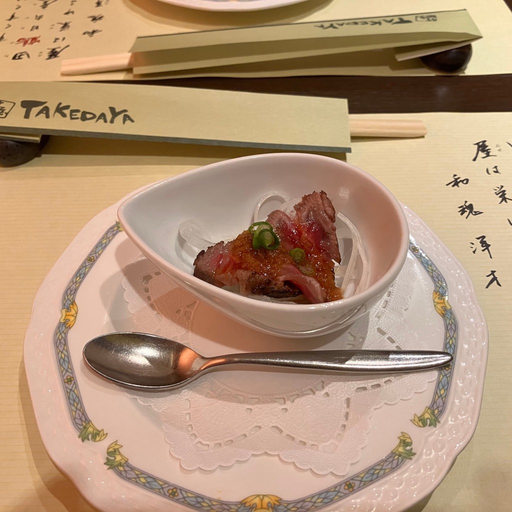 ユーザーが投稿した料理長のお勧めコースの写真 - 実際訪問したユーザーが直接撮影して投稿した中央鉄板焼き竹田屋 千葉店の写真