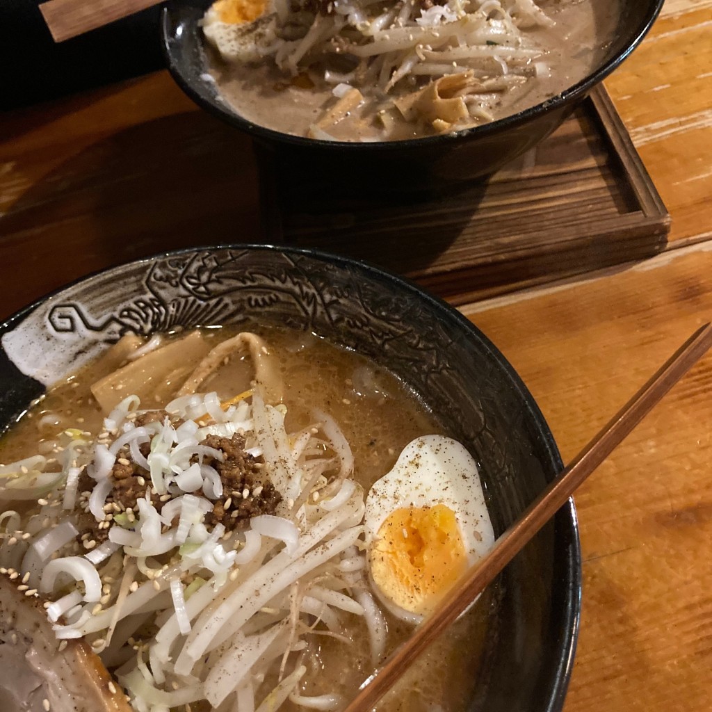 ナッツナッツNさんが投稿した蒲生寿町ラーメン / つけ麺のお店える豚らーめん/エルブタラーメンの写真