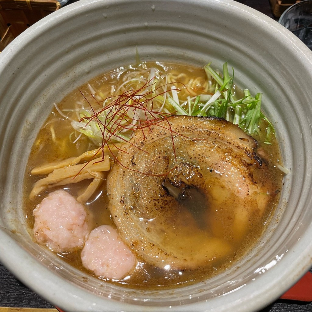 ユーザーが投稿した塩醤油ラーメンの写真 - 実際訪問したユーザーが直接撮影して投稿した銀座ラーメン / つけ麺麺処 銀笹の写真