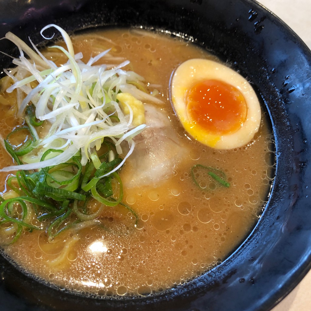 ユーザーが投稿した北海道味噌ラーメンの写真 - 実際訪問したユーザーが直接撮影して投稿した深井回転寿司はま寿司 北本深井店の写真