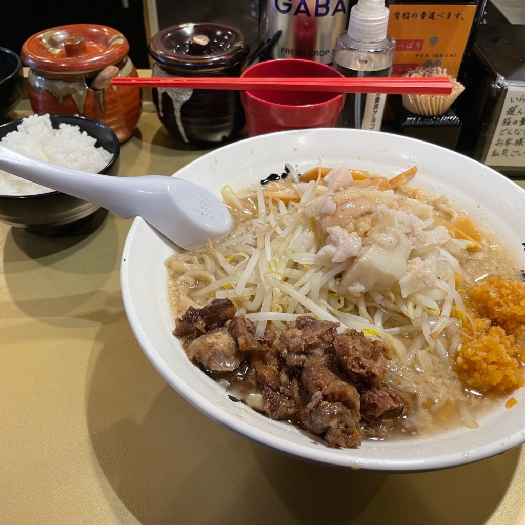 ユーザーが投稿したタン二郎ラーメンの写真 - 実際訪問したユーザーが直接撮影して投稿した東新小岩ラーメン専門店超ごってり麺 ごっつ 新小岩店の写真