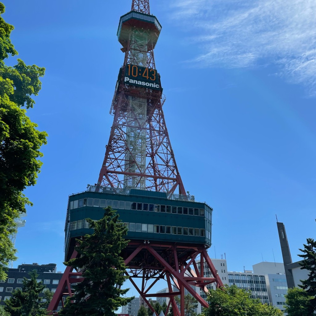 かずくんグルメと旅行さんが投稿した大通西展望台 / 展望施設のお店さっぽろテレビ塔/サッポロテレビトウの写真