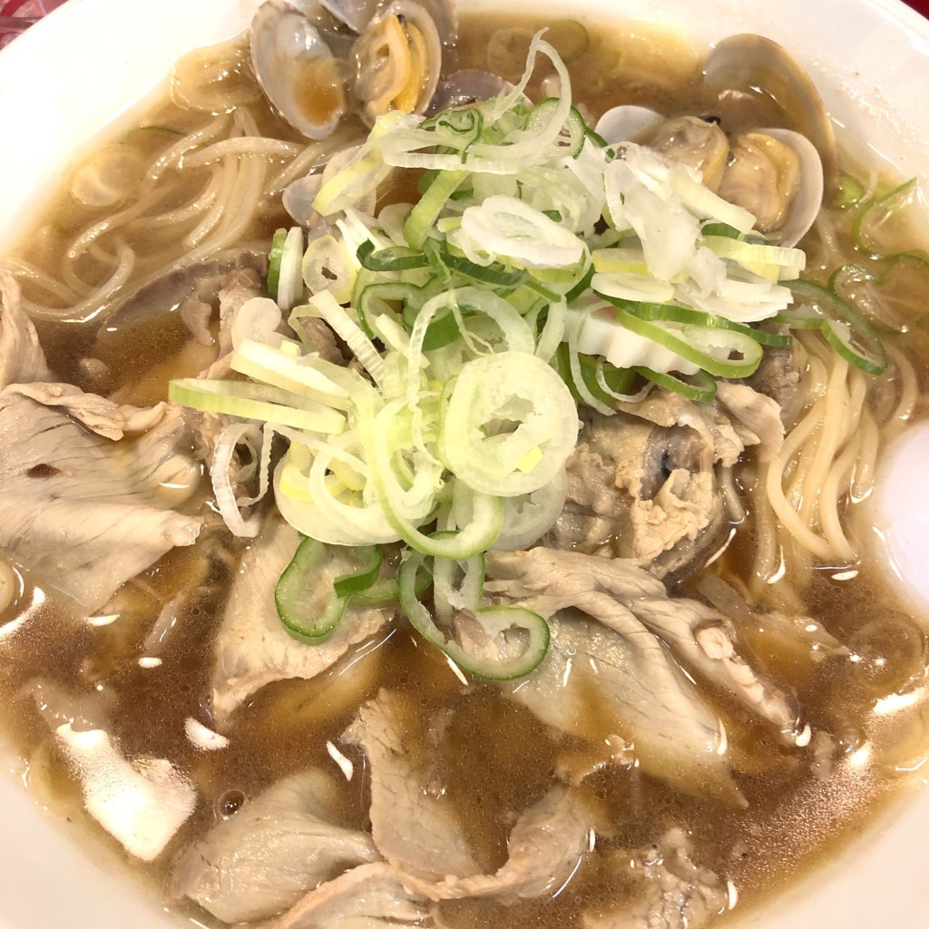 ユーザーが投稿したあさり醤油ラーメンの写真 - 実際訪問したユーザーが直接撮影して投稿した中通ラーメン専門店末廣ラーメン本舗 秋田駅前分店の写真