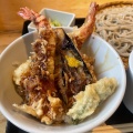 Lunch天丼セット - 実際訪問したユーザーが直接撮影して投稿した丸の内そばソバキチ 新丸ビル店の写真のメニュー情報