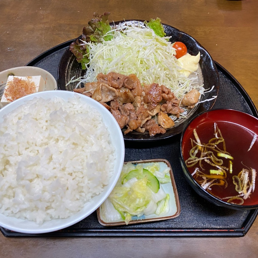 ユーザーが投稿した焼肉定食の写真 - 実際訪問したユーザーが直接撮影して投稿した御代田定食屋ます栄食堂の写真