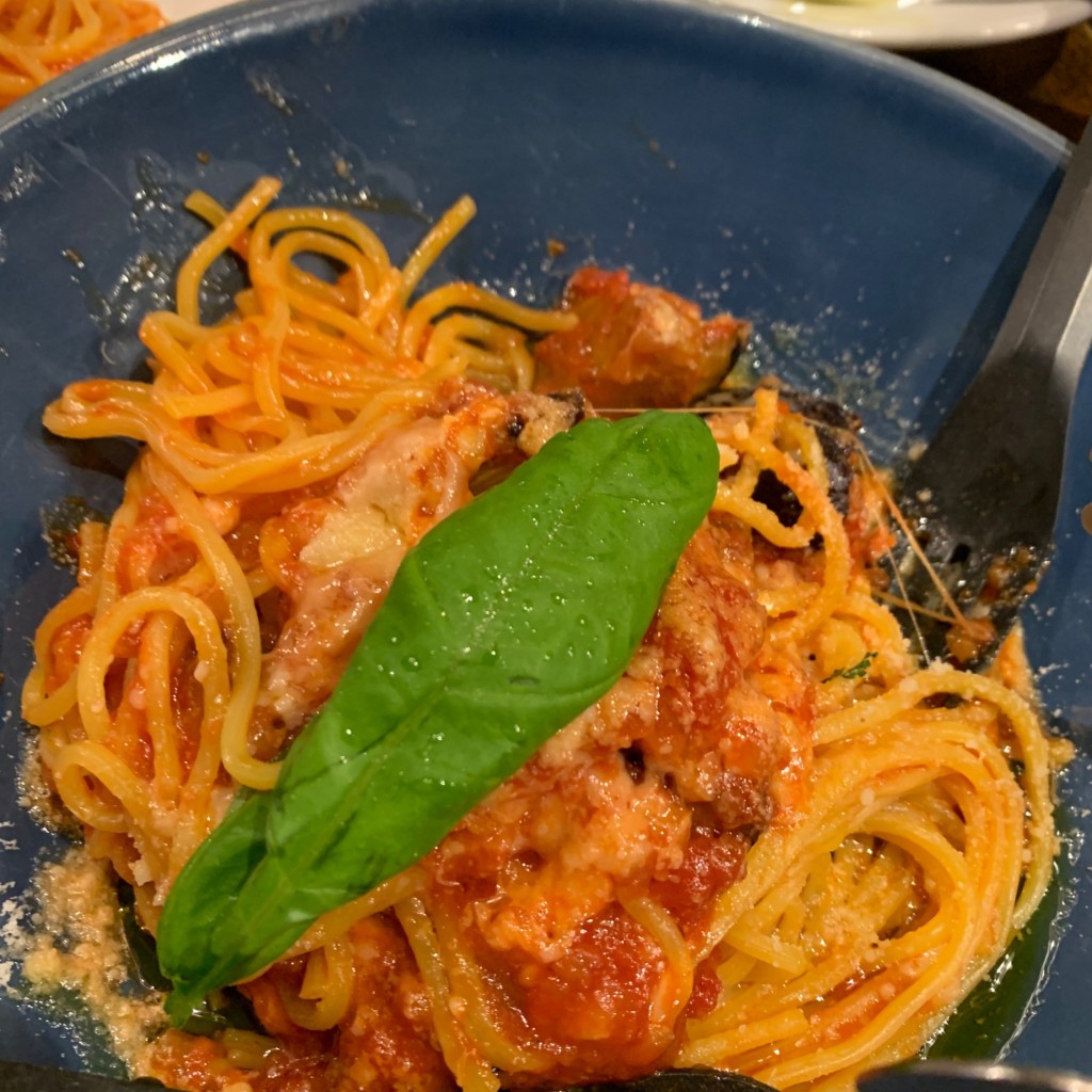 ユーザーが投稿したsetナスとモッツァレラのトマトの写真 - 実際訪問したユーザーが直接撮影して投稿した東大泉イタリアンItalian Kitchen VANSAN 大泉学園店の写真