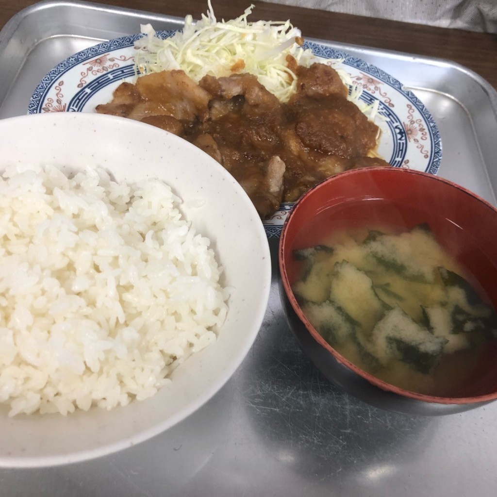 ユーザーが投稿した生姜焼き定食の写真 - 実際訪問したユーザーが直接撮影して投稿した港町定食屋まるいち食堂の写真