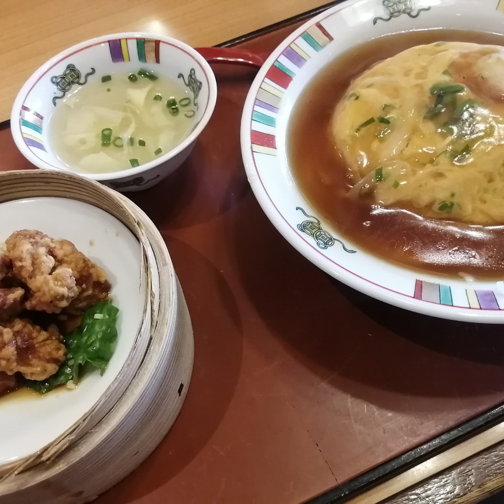 ユーザーが投稿した日替りランチの写真 - 実際訪問したユーザーが直接撮影して投稿した上福岡町中華料理すけろく 上福岡店の写真