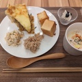 豆乳キッシュセット - 実際訪問したユーザーが直接撮影して投稿した栄町カフェ十二庵キッチンの写真のメニュー情報