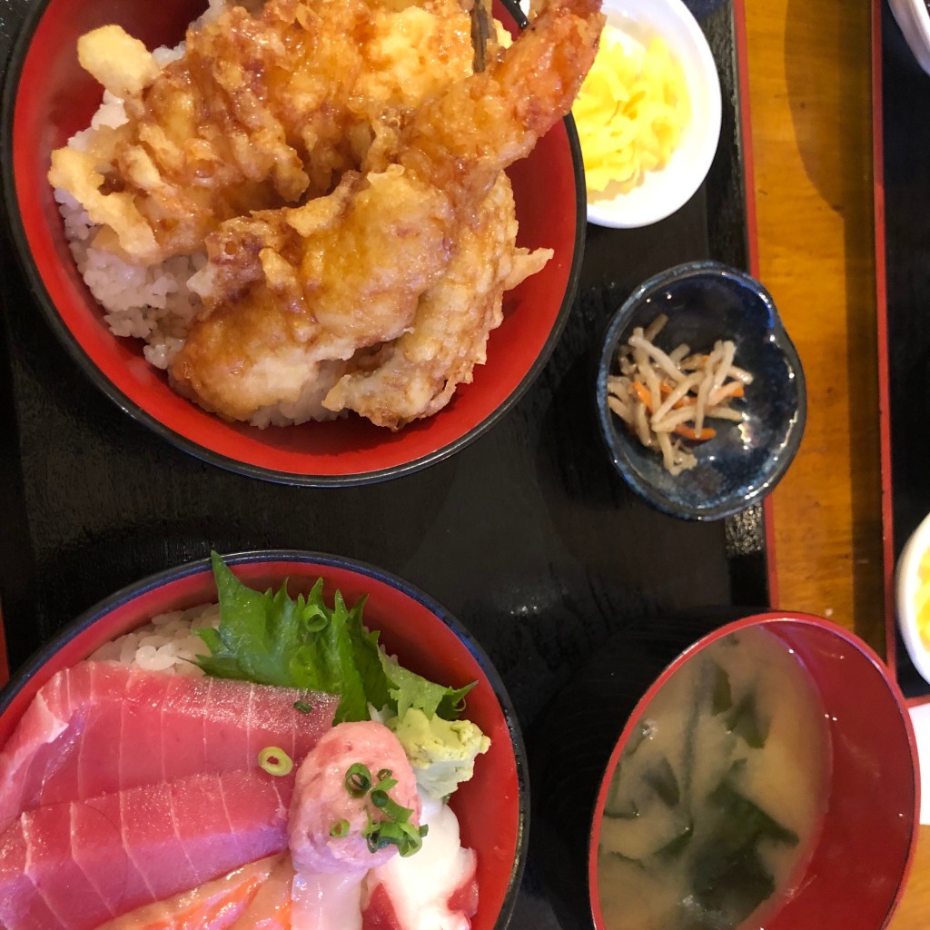 ユーザーが投稿した天丼、海鮮丼の写真 - 実際訪問したユーザーが直接撮影して投稿した島崎町魚介 / 海鮮料理大間新栄丸の写真