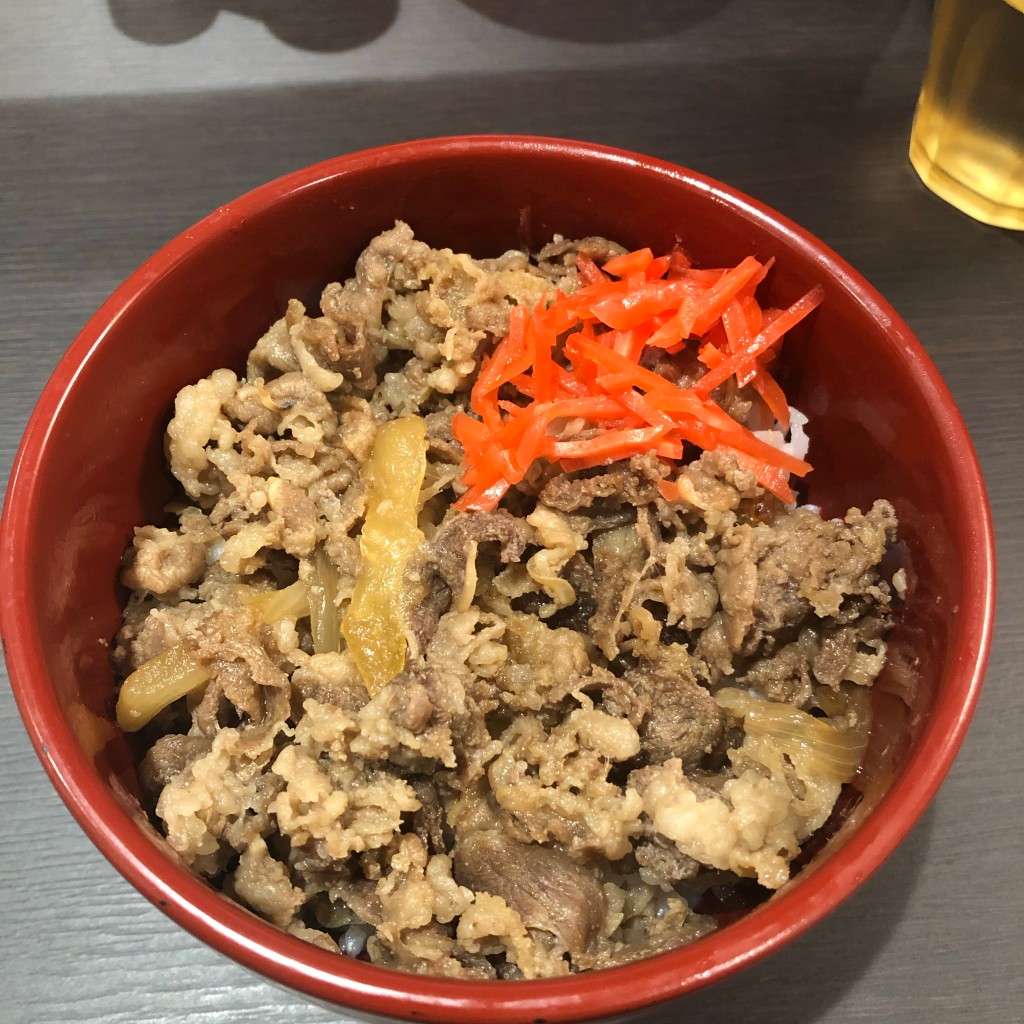 ユーザーが投稿した牛丼の写真 - 実際訪問したユーザーが直接撮影して投稿した真木町うどん資さんうどん 鳥栖真木店の写真