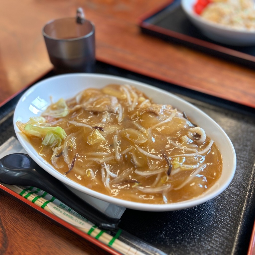 ユーザーが投稿したあんかけチャンポンの写真 - 実際訪問したユーザーが直接撮影して投稿した田村定食屋しらまる食堂の写真