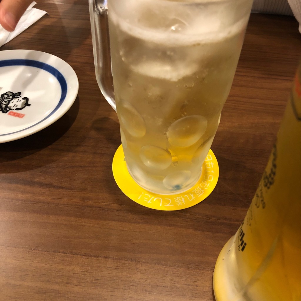 ユーザーが投稿したあんず酒(ソーダ)の写真 - 実際訪問したユーザーが直接撮影して投稿した箱崎焼鳥やきとりの扇屋 福岡箱崎店の写真