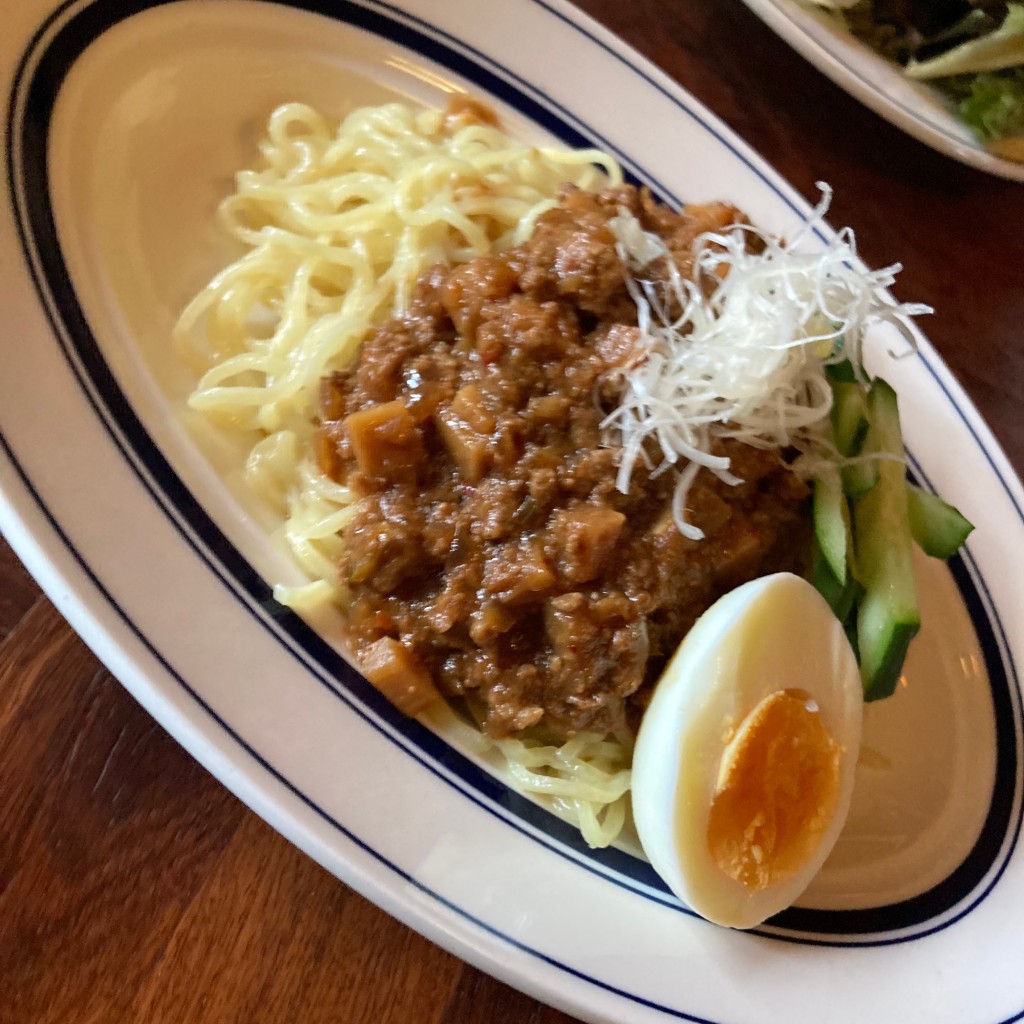 ユーザーが投稿した炸醤麺 ごはんなしの写真 - 実際訪問したユーザーが直接撮影して投稿した菊井カフェ喫茶ゾウメシの写真