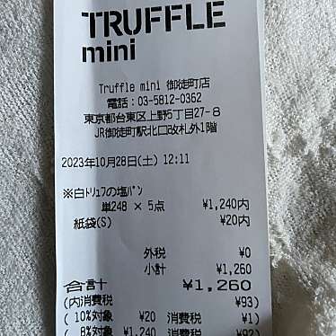 TRUFFLE mini 御徒町店のundefinedに実際訪問訪問したユーザーunknownさんが新しく投稿した新着口コミの写真