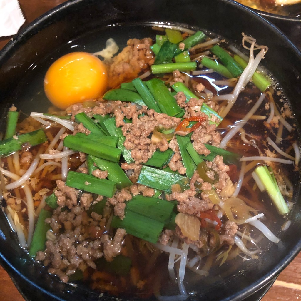 ユーザーが投稿した台湾ラーメン(もやし増量、玉子入り)の写真 - 実際訪問したユーザーが直接撮影して投稿した小花ラーメン / つけ麺台湾ラーメン 雲照の写真