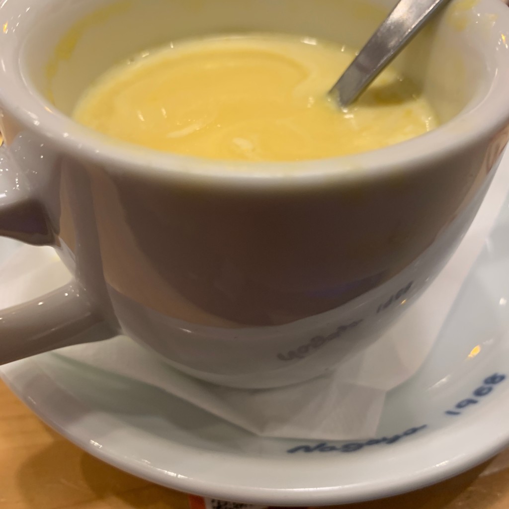 ユーザーが投稿したコーンスープの写真 - 実際訪問したユーザーが直接撮影して投稿した柏喫茶店コメダ珈琲 柏モディ店の写真