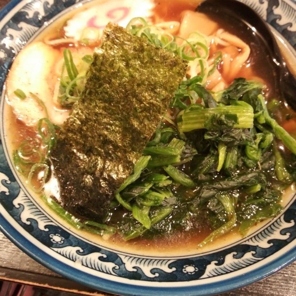 ユーザーが投稿した正油ラーメンの写真 - 実際訪問したユーザーが直接撮影して投稿した長地源ラーメン専門店れんげ 岡谷店の写真