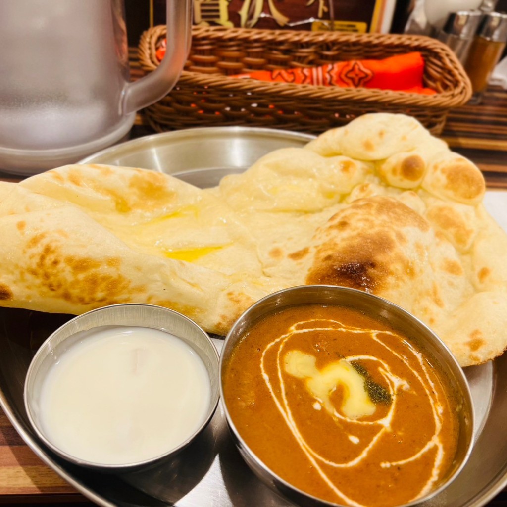 ユーザーが投稿したインドカレー定食の写真 - 実際訪問したユーザーが直接撮影して投稿した西池袋カレーインド定食 ターリー屋 西池袋店の写真