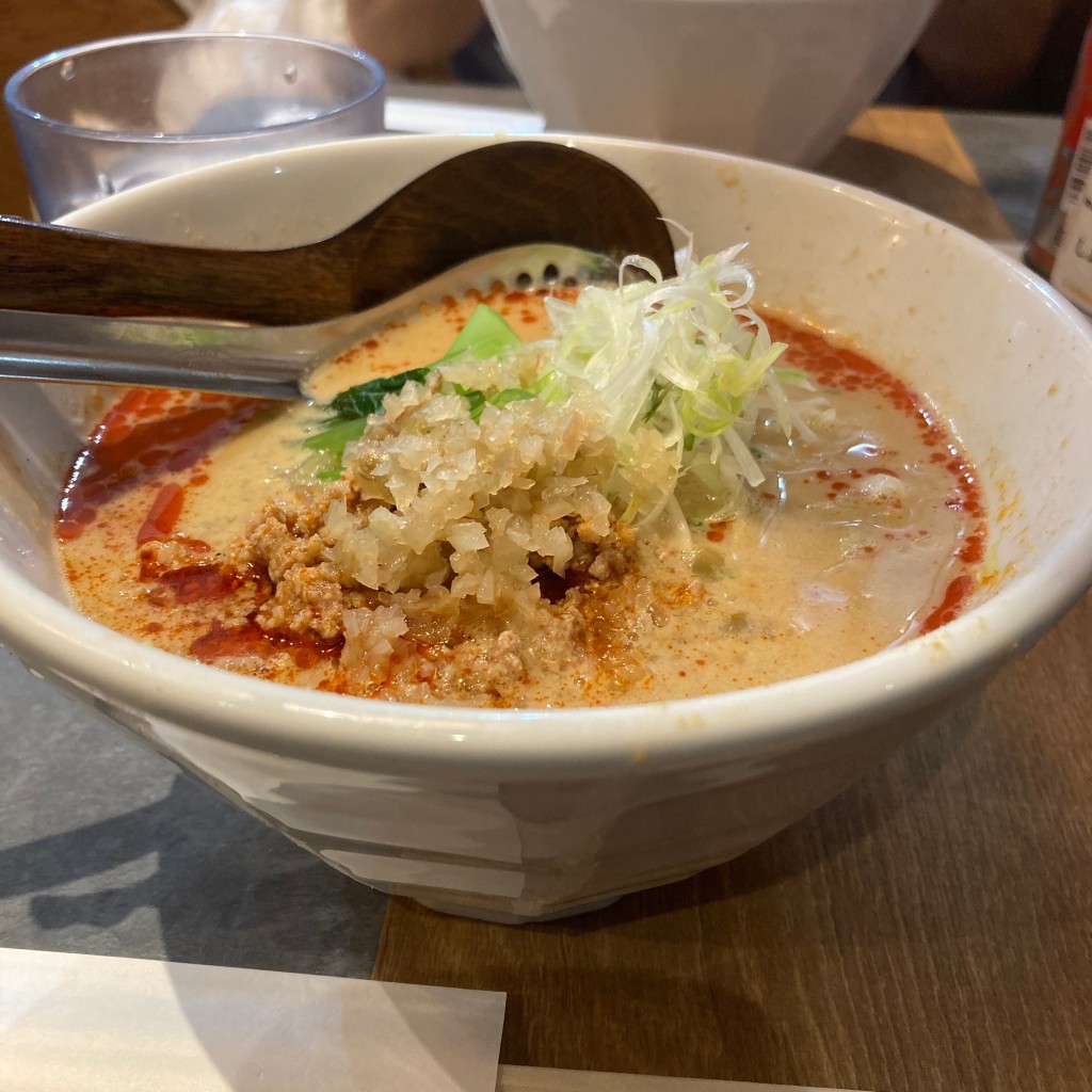 名古屋の金欠大学生さんが投稿した名駅担々麺のお店名驛式担々麺 しゃち福/メイエキシキ タンタンメン シャチフクの写真