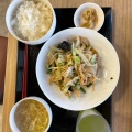 日替り定食 - 実際訪問したユーザーが直接撮影して投稿した浜田中華料理本格中華食堂 湾岸飯店の写真のメニュー情報