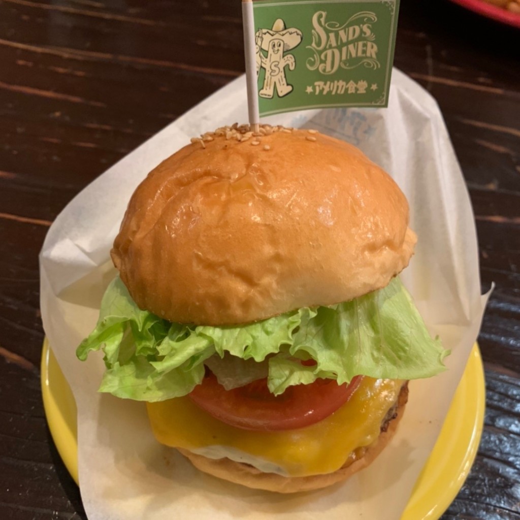 ユーザーが投稿したハンバーガーの写真 - 実際訪問したユーザーが直接撮影して投稿した安里ハンバーガーアメリカ食堂 サンズ・ダイナーの写真