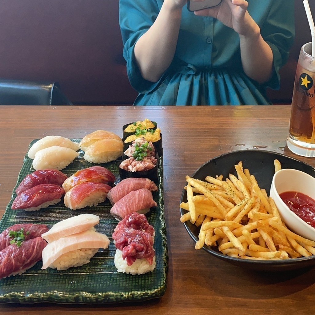 アーモンド小魚さんが投稿した名駅居酒屋のお店個室 桜肉寿司 タテガミ 名古屋駅前店/タテガミ メイエキテンの写真