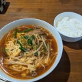ユッケジャンラーメン - 実際訪問したユーザーが直接撮影して投稿した波木町韓国料理辛いもんダイニング あかまるの写真のメニュー情報