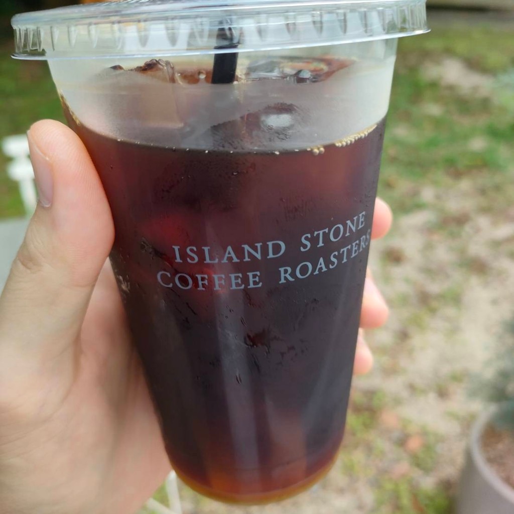 ユーザーが投稿したアイスコーヒー M (深)の写真 - 実際訪問したユーザーが直接撮影して投稿した大谷町コーヒー専門店ISLAND STONE COFFEE ROASTERSの写真