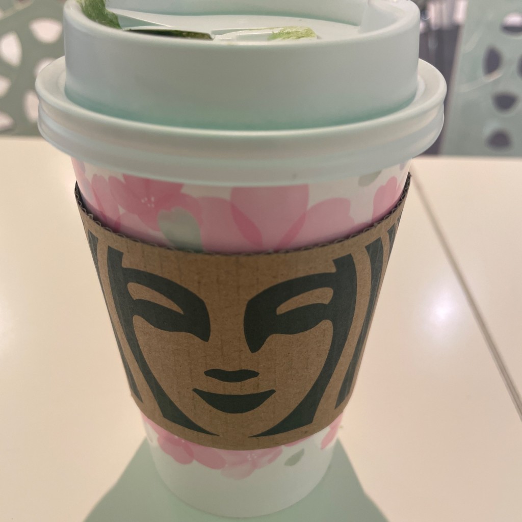 ユーザーが投稿したT抹茶ティーラテの写真 - 実際訪問したユーザーが直接撮影して投稿した美々カフェスターバックスコーヒー 新千歳空港店の写真
