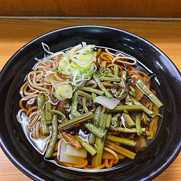 実際訪問したユーザーが直接撮影して投稿した曙町そば駅そば 奥多摩そば 南武ホームの写真