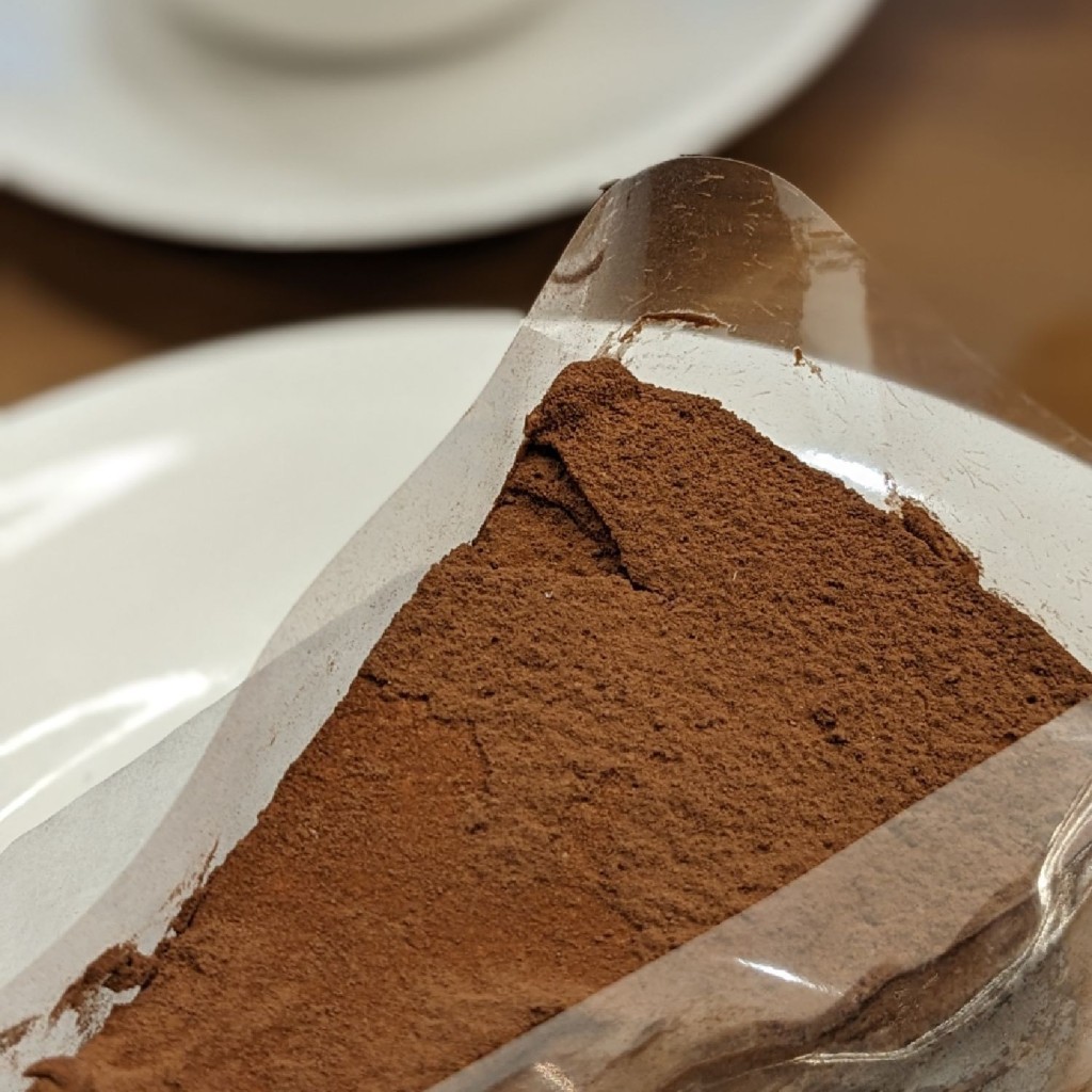 ユーザーが投稿したベルギー産チョコレートケーキの写真 - 実際訪問したユーザーが直接撮影して投稿した香呑町カフェカフェ・ド・クリエ イオンタウン名西店の写真