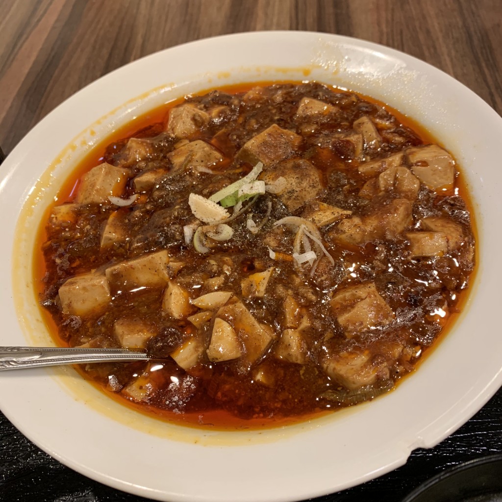 ユーザーが投稿したマーボー豆腐定食の写真 - 実際訪問したユーザーが直接撮影して投稿した江東橋中華料理谷記 錦糸町南口店の写真