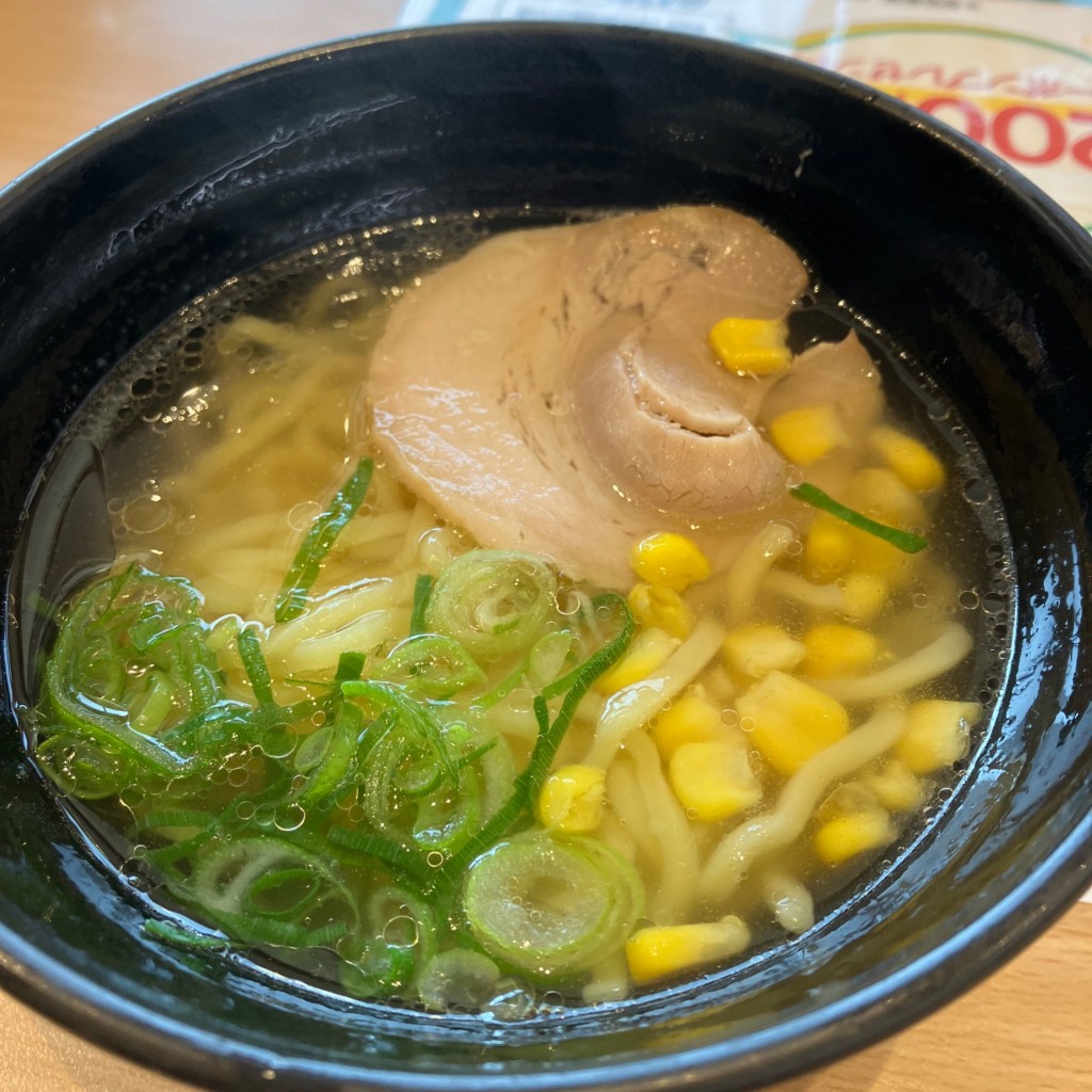 ユーザーが投稿した鯛スープの塩ラーメンの写真 - 実際訪問したユーザーが直接撮影して投稿した久米町回転寿司かっぱ寿司 松阪三雲店の写真