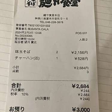 中華そば 麺や食堂 本店のundefinedに実際訪問訪問したユーザーunknownさんが新しく投稿した新着口コミの写真