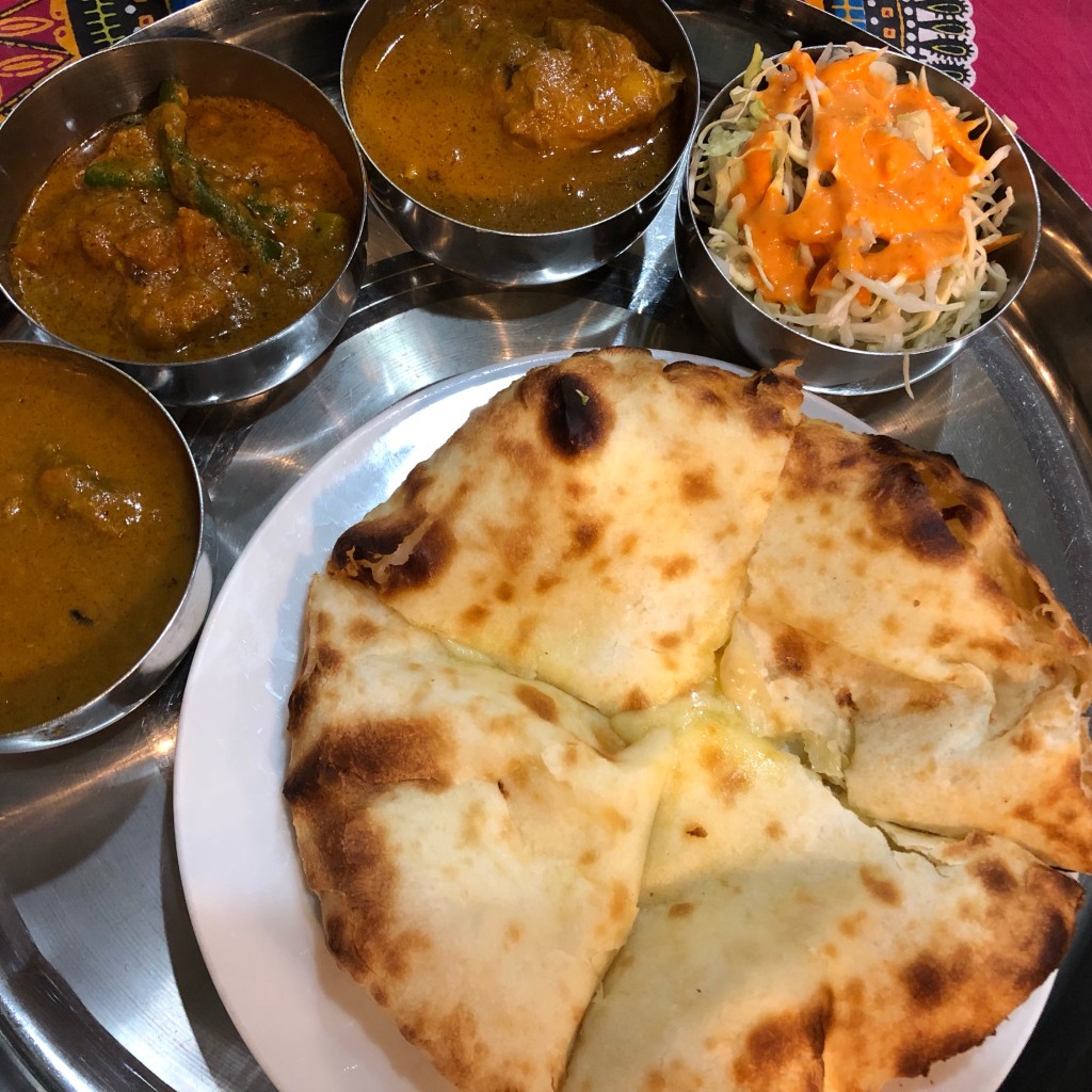 ユーザーが投稿したタリーセットの写真 - 実際訪問したユーザーが直接撮影して投稿した大須インド料理インパール 大須店の写真