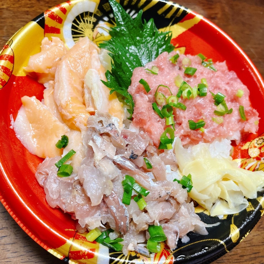 ユーザーが投稿した三色丼の写真 - 実際訪問したユーザーが直接撮影して投稿した田無町寿司ナカムラ水産 田無アスタ店の写真