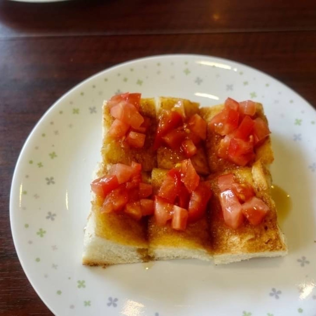 ユーザーが投稿したトマトトーストの写真 - 実際訪問したユーザーが直接撮影して投稿した山之内喫茶店ハマナスの写真