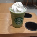 抹茶クリームフラペチーノ - 実際訪問したユーザーが直接撮影して投稿した筒井カフェスターバックスコーヒー TSUTAYA BOOKSTORE エミフルMASAKI店の写真のメニュー情報