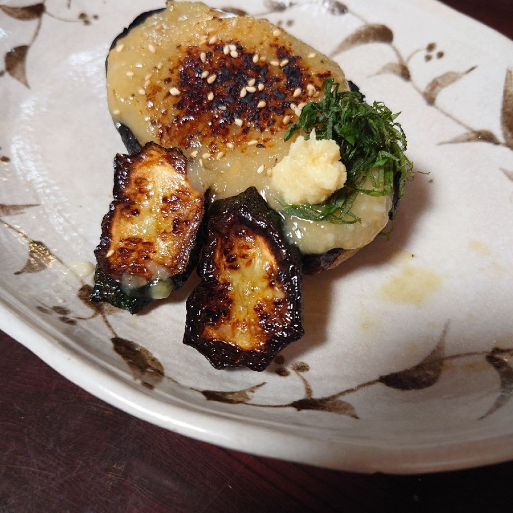 ユーザーが投稿した米なすの味噌田楽の写真 - 実際訪問したユーザーが直接撮影して投稿した栄田町寿司おおば寿司の写真