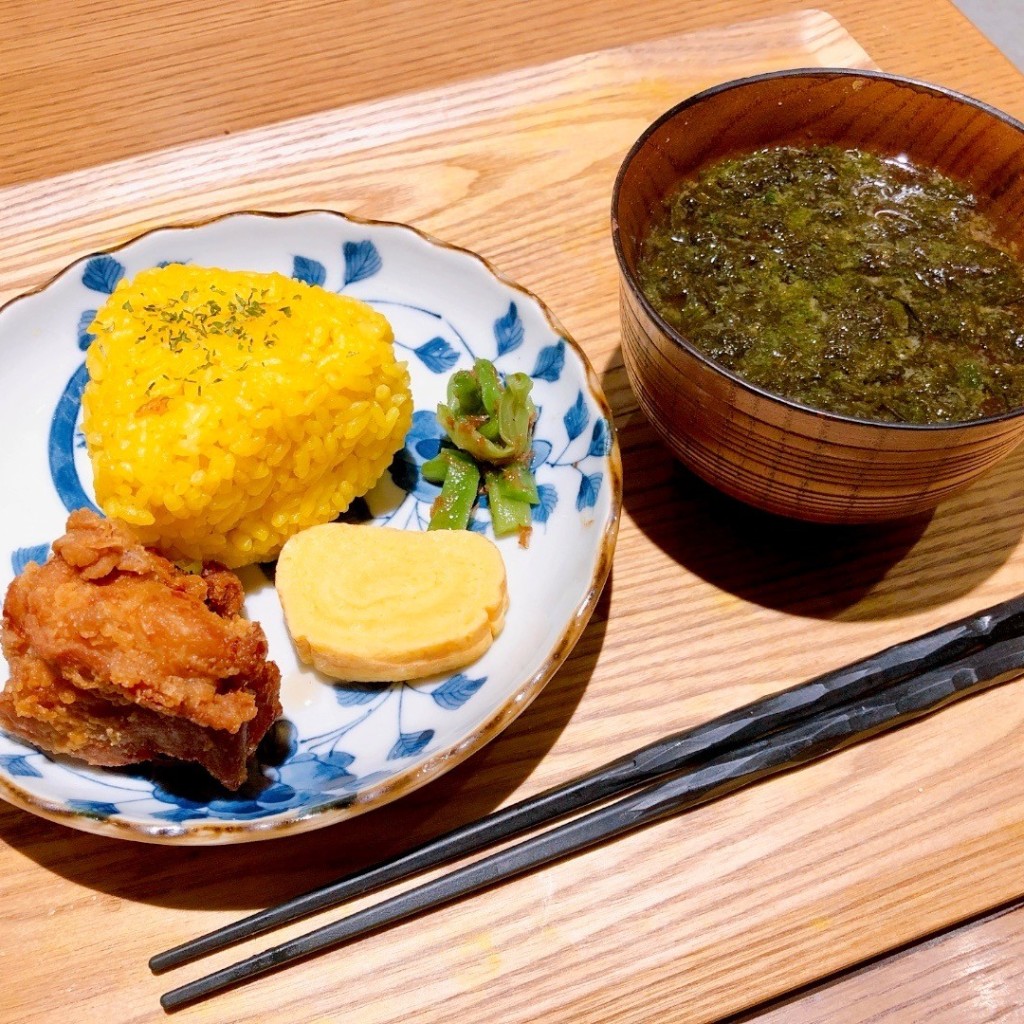 ユーザーが投稿した朝セットAの写真 - 実際訪問したユーザーが直接撮影して投稿した歌舞伎町スープカレー土鍋カリーぼんたの写真