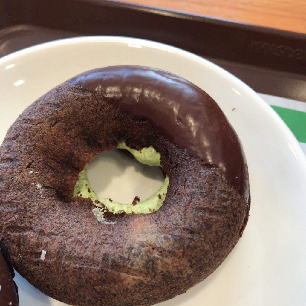 ユーザーが投稿した宇治抹茶ホイップチョコレートの写真 - 実際訪問したユーザーが直接撮影して投稿した新開ドーナツミスタードーナツ 米子R431の写真