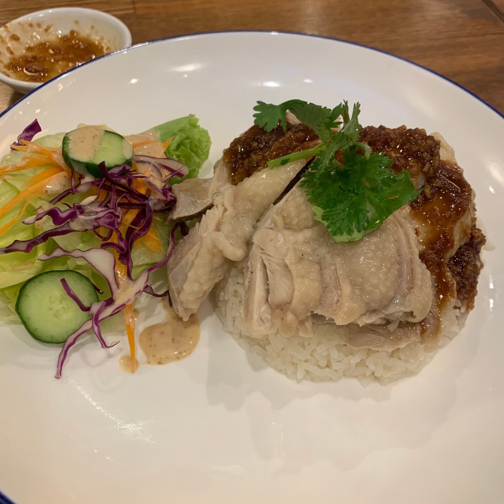ユーザーが投稿したカオマンガイ Khoi man kaiの写真 - 実際訪問したユーザーが直接撮影して投稿した南幸タイ料理オチャバーカフェの写真